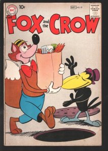 Fox and the Crow #57 1959- DC-Wacky & violent humor-open manhole prank cover-VG