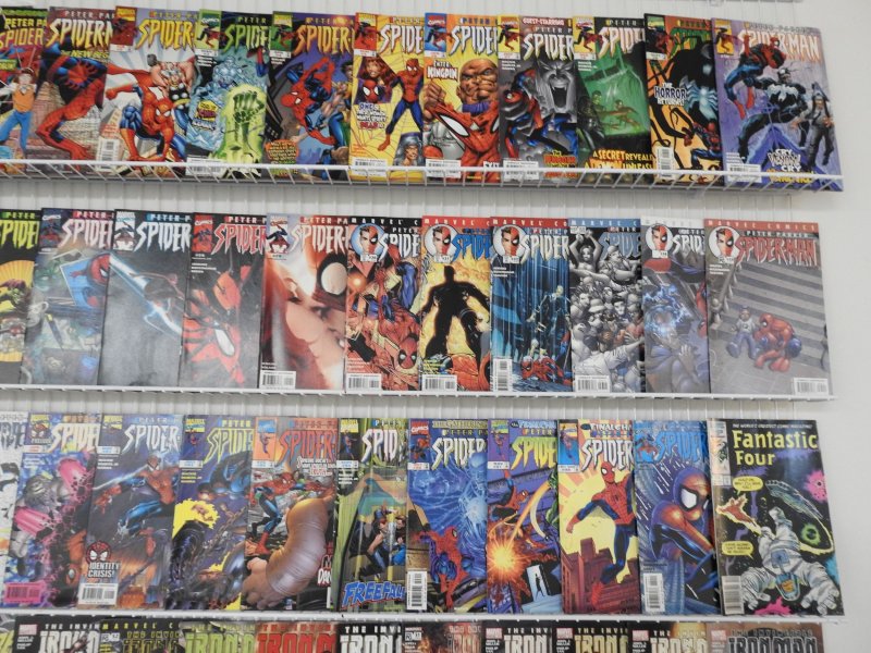 Huge Lot 210+ Comics W/ Spider-Man, Iron Man, Daredevil, +More! Avg FN+ Cond!