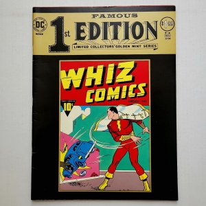 DC Famous First Ed. WHIZ COMICS #F-4 FN- (1974) CAPT MARVEL SHAZAM Treasury Size