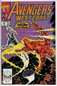 Avengers West Coast #63 Direct Edition (1990) 8.5 VF+