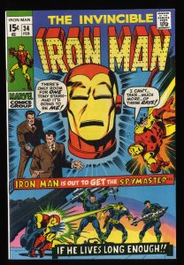 Iron Man #34 FN/VF 7.0 Marvel Comics