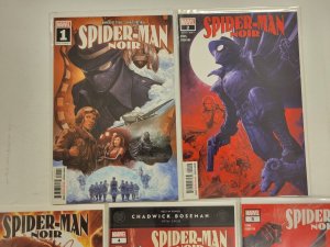 5 Spider-Man Noir Marvel Comic Books #1 2 3 4 5 42 TJ43