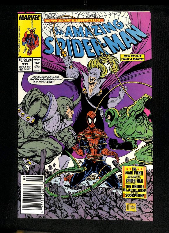 Amazing Spider-Man #319 Newsstand Variant McFarlane!