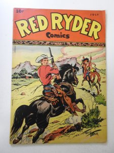 Red Ryder Comics #48 (1947) VG+ Condition moisture stain