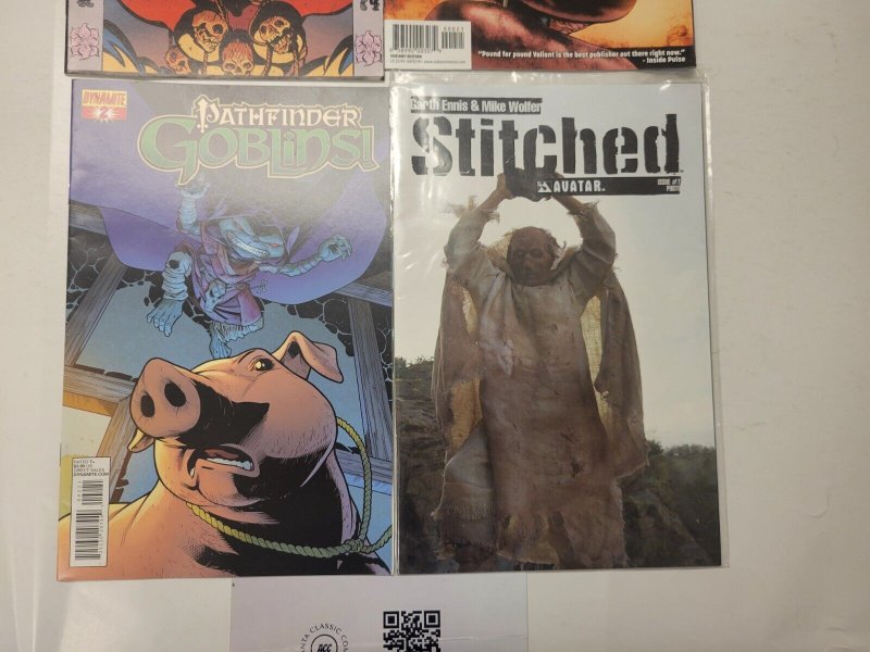 4 IDW Comics #7 Stitched #0 Shadowman #2 Pathfinder Globin #2 Sovereign 34 TJ26