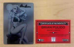 Lady Death Metallicard Moonlight by Terry Dodson /199 Signed Pulido Metal Card