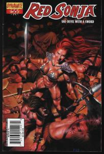 Red Sonja #55 (Dynamite Entertainment)- Patrick Berkenkotter Cover