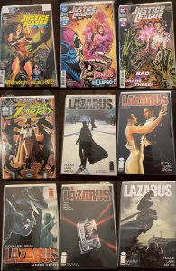 Lot of 9 Comics (See Description) Lazarus, Justice League Dark, Lady Zorro (2...