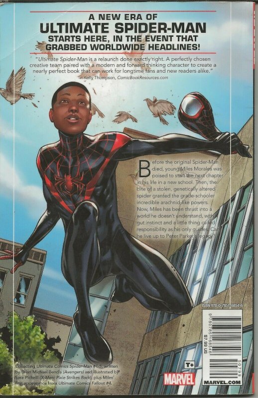 Ultimate Comics: Spider-Man #2 TPB ORIGINAL 2012 Marvel Comics Miles Morales 