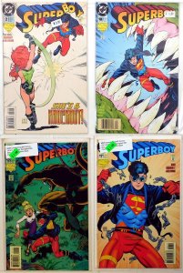 Superboy Lot of 4 #2, 10, 12, 17 (1994) DC Comics 1st Print Comic Books