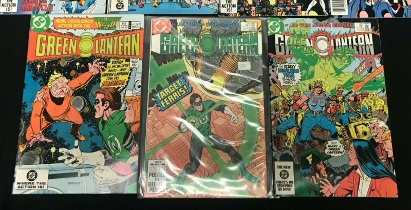 GREEN LANTERN 7PC LOT (FN OB) STAR-CYCLE SECRET!! 1982-84