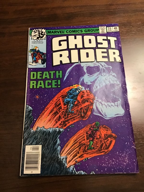 Ghost Rider #35 (1979) Jim Starlin art! VF High-Grade Motorcycle race cover wow!