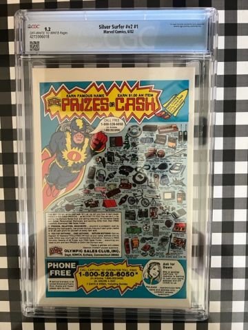 Silver Surfer #1 - 1st Solo Series 1 shot - CGC 9.2