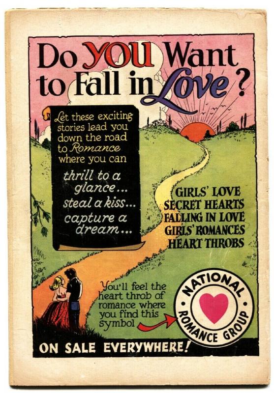 Girls' Love Stories #57 comic book 1958- DC Romance- Fight cover