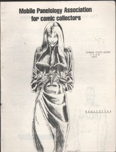 Mobile Panelology Association Fanzine #57 6/1985-Info for comic collectors in...