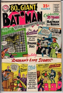 Batman Annual #5 80 Page Giant (1964) 6.0 FN