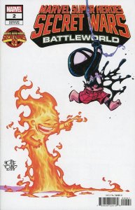 Secret Wars Battleworld #2 Cover D Skottie Young Marvel 2023 EB216