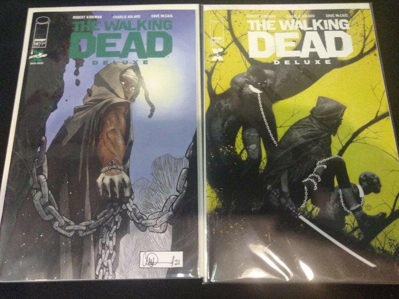 The Walking Dead Deluxe #19 LOT OF 8 VARIANTS FIRST MICHONNE COLOR REPRINT 2021 