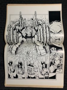 1993 COMICS VALUES MONTHLY Magazine #80 VG+ 4.5 Youngblood with Liefeld Poster