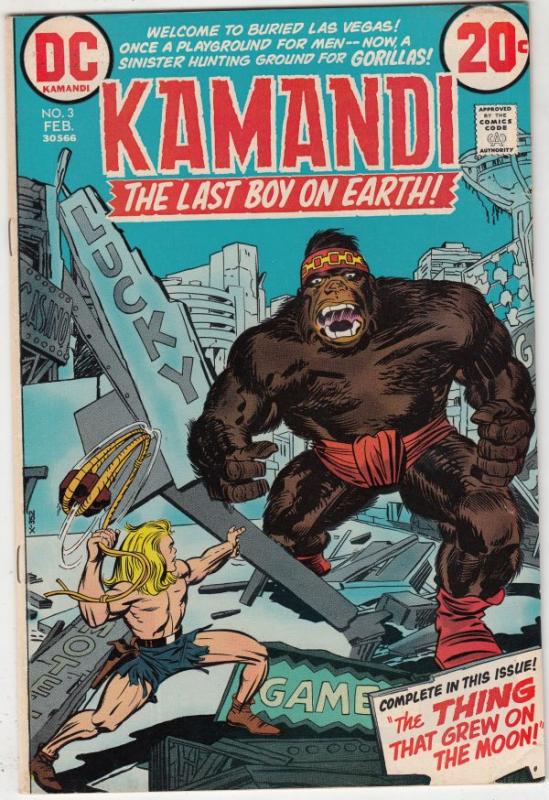 Kamandi the Last Boy on Earth #3 (Feb-73) NM- High-Grade Kamandi