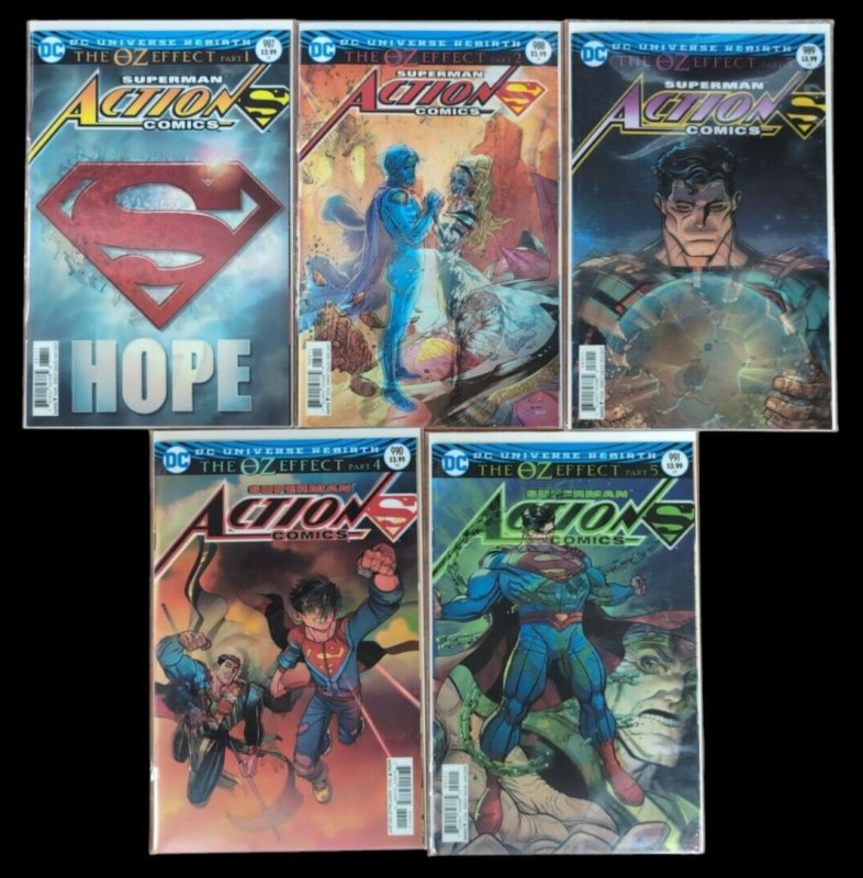 Superman Action Comics #957- 1000 + Variants +#1-5 Oz Effect Lenticular Jurgens