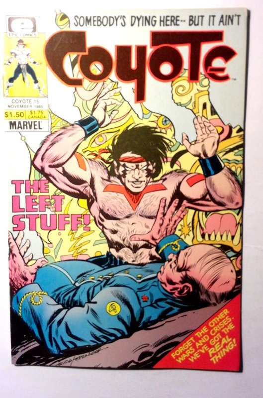 Coyote #15 (1985) Epic Comics 1st Print Comic Book