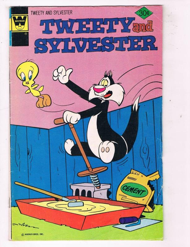 Tweety & Sylvester #61 VG Whitman Comics Looney Tunes Comic Book 1976 DE46