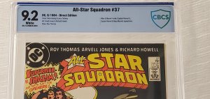 New CBCS Slab! All-Star Squadron #37 - CBCS 9.2 -  Superman/Shazam Fight