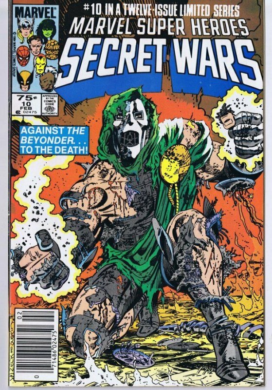 Secret Wars #10 ORIGINAL Vintage 1985 Marvel Comic Book Dr Doom