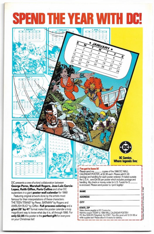 Infinity, Inc. #24 (1986) VF-NM    McFarlane