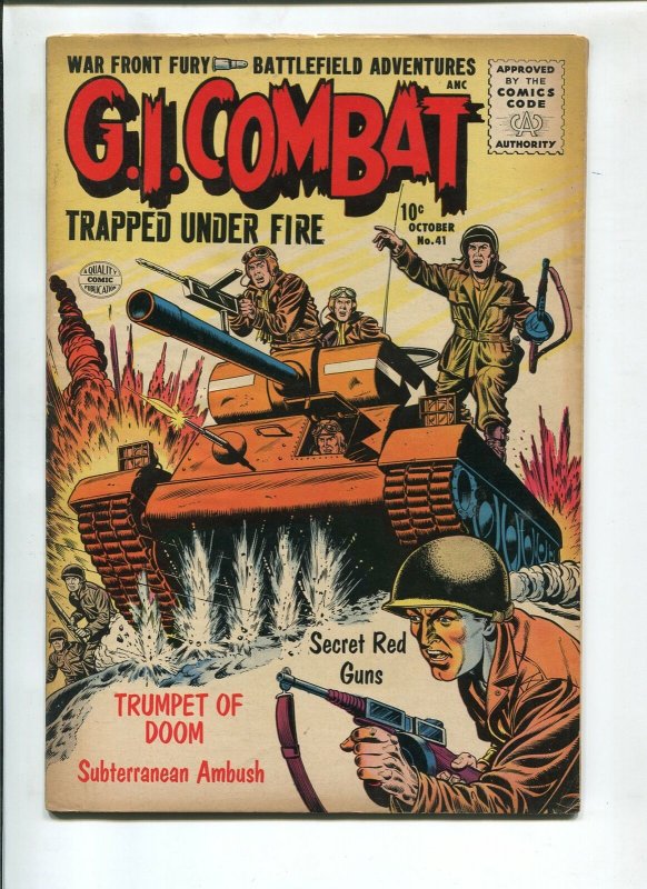 G.I. COMBAT #41 1956-QUALITY-FN 