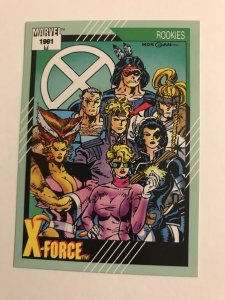 X-FORCE#148 : Marvel Universe 1991 Series 2 card; Impel, NM/M, Rookie