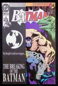 Batman #497 Bane Breaks Batman's back!