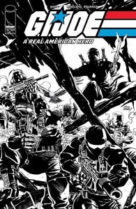 (2025) GI JOE #21 (SILENT MISSIONS FACSIMILE) 1:10 B/W VARIANT COVER