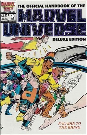 Official Handbook of the Marvel Universe (1985) 10-A  FN