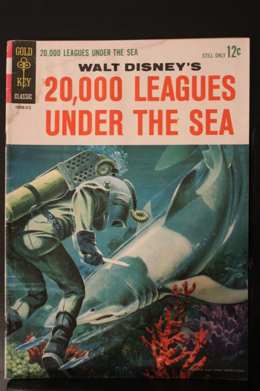 Walt Disney 20,000 Leagues Under The Sea (1963) Affordable-Grade VG+ Movie Comic