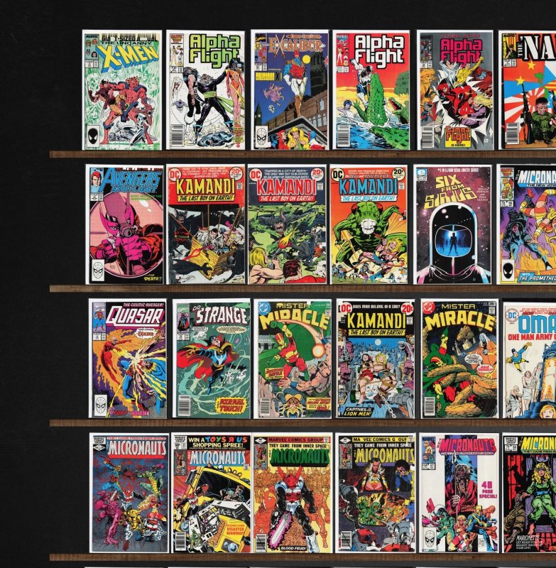 Huge Lot 150+ Comics with Micronauts, The Uncanny X-Men & More!