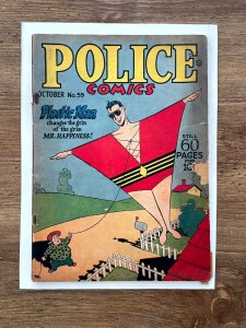 Police Comics # 59 VG- Quality Comic Book Plastic Man Golden Age 1946 15 J839