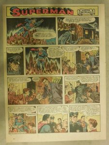 (50) Superman Sunday Pages by Wayne Boring 1952 Near Complete Year Tabloid Page