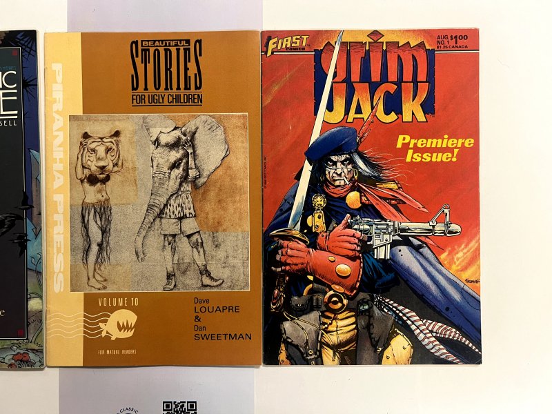 3 Indie Comics Captain Jack #1+Beautiful Stories #1+The Magic Flute #1 38 JS24