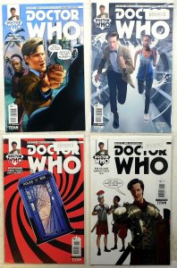 Doctor Who Eleventh Doctor Lot 4 #2 C 1:10, 5 B, 6, 13 2014 Titan 9.4 Var Comics