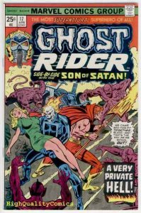 GHOST RIDER #17, VF, Son of Satan,Hell, Movie, 1973, more GR's in our store