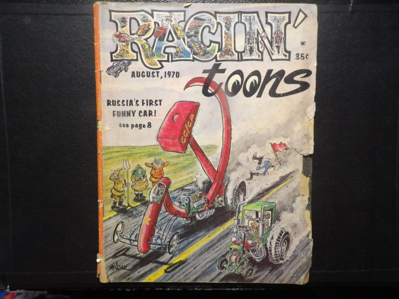 Racin' Toons #1 (1970) G+ Cartoons