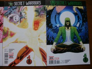 3 Near-Mint Marvel Comic SECRET WARRIORS #3 #4 #5 (2017) Rosenberg Garron Silva