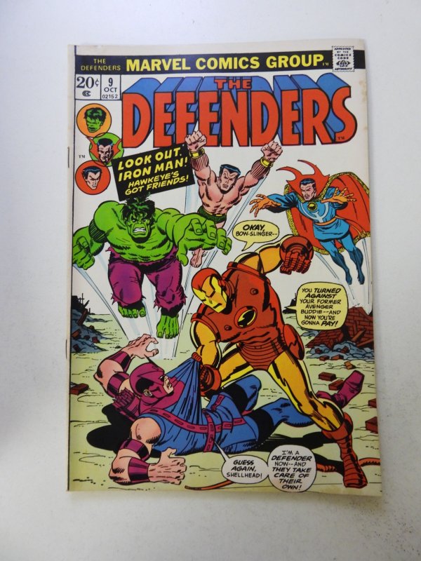 The Defenders #9 (1973) VF- condition