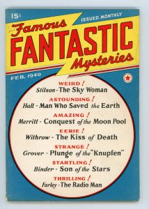 Famous Fantastic Mysteries #5 1940 vol 1 Pulp VF