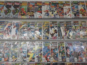 Huge Lot 130+ Comics W/ Captain America, Spiderwoman, Spider-Man+ Avg VF- Cond!!