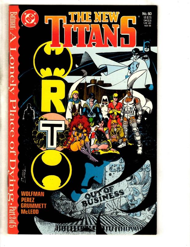 9 DC Comics Nightwing 138 139 152 + Titans 34 51 60 61 Annual 7 Next 1 JC4