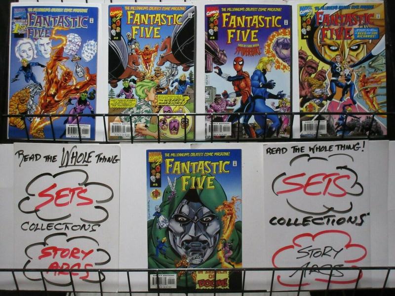 FANTASTIC FIVE (1999) 1-5  COMPLETE the latest line up+