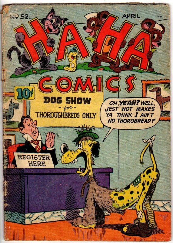 HA HA COMICS 53 April 1948 POOR-FAIR